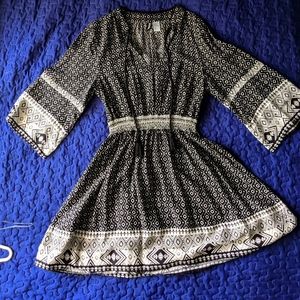 2/$25 H&M Boho Patterned Dress